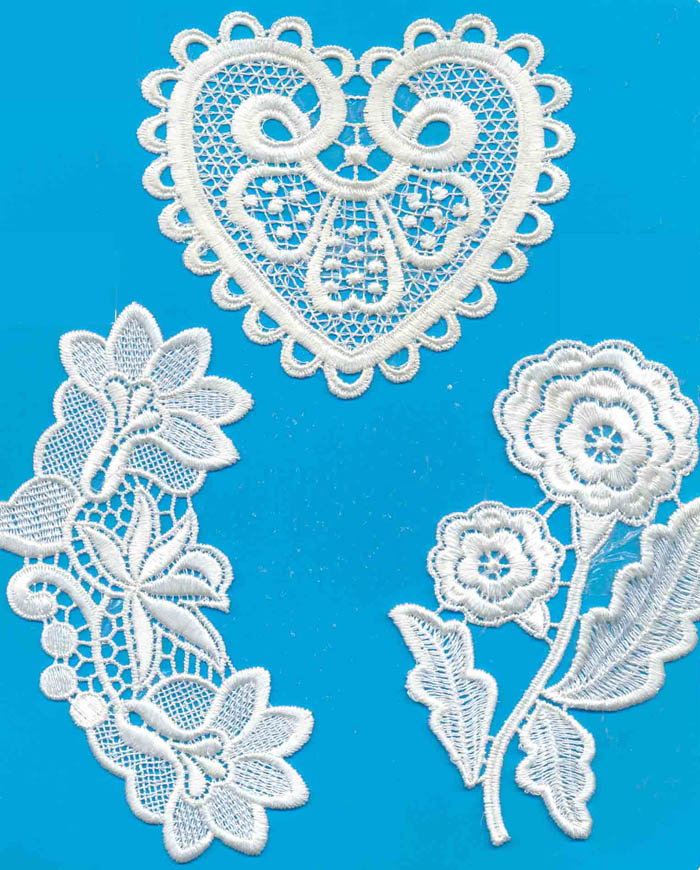 water-soluble embroidery